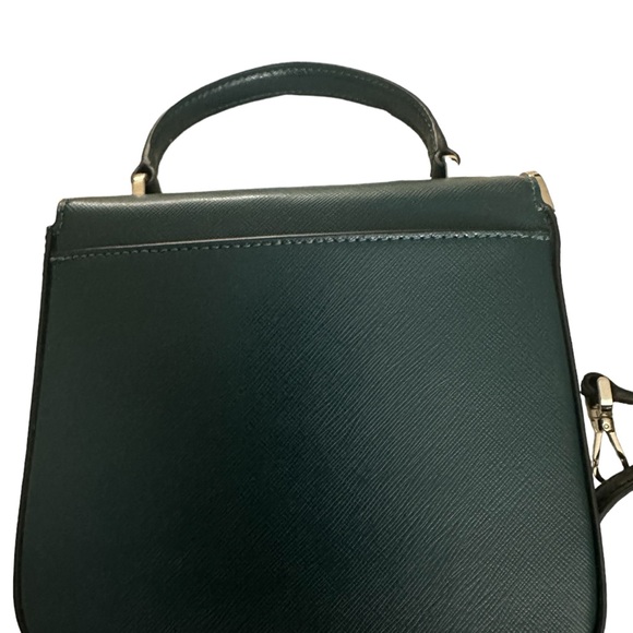 Kate spade staci square crossbody peacock sapphire White black UEC - Picture 5 of 12